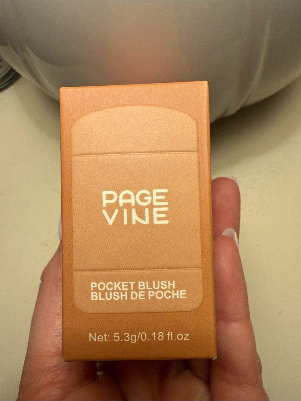 Page Vine Pocket Blush - Peachy Coral